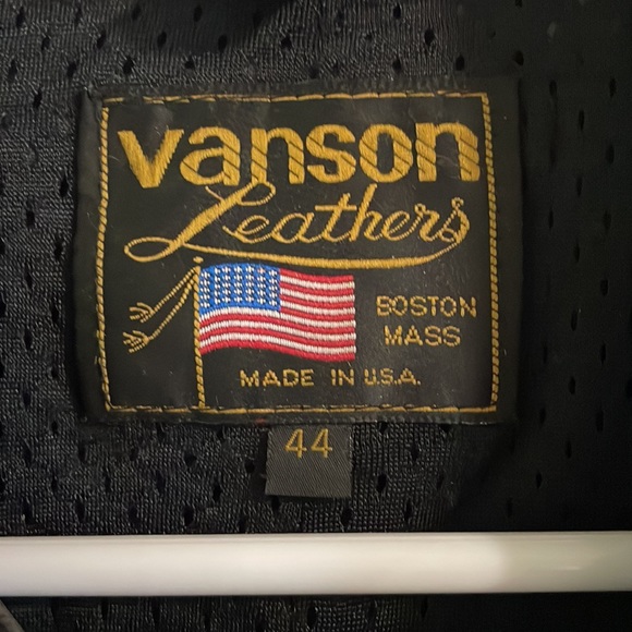 Vintage men’s Vanson leather motorcycle jacket - Picture 4 of 6